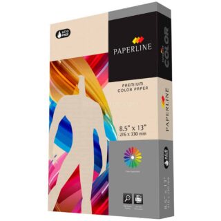 Paquete 500 Hojas de Papel Bond 75 g PAPERLINE Tamaño Oficio - Marfil