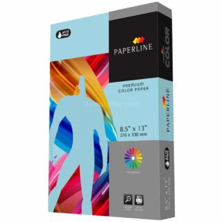 Paquete 500 Hojas de Papel Bond 75 g PAPERLINE Tamaño Oficio - Océano