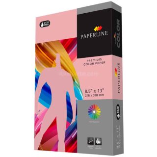 Paquete 500 Hojas de Papel Bond 75 g PAPERLINE Tamaño Oficio - Rosa