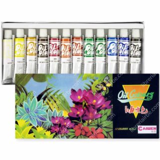 Set 12 Tubos de Pintura al Óleo Caiwen Nuevo