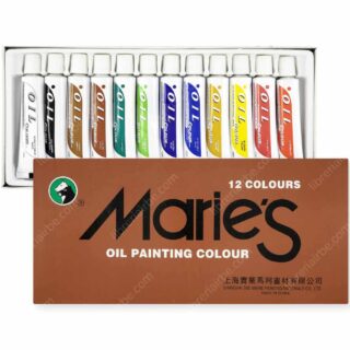 Set 12 Tubos de Pintura al Óleo Maries Nuevo