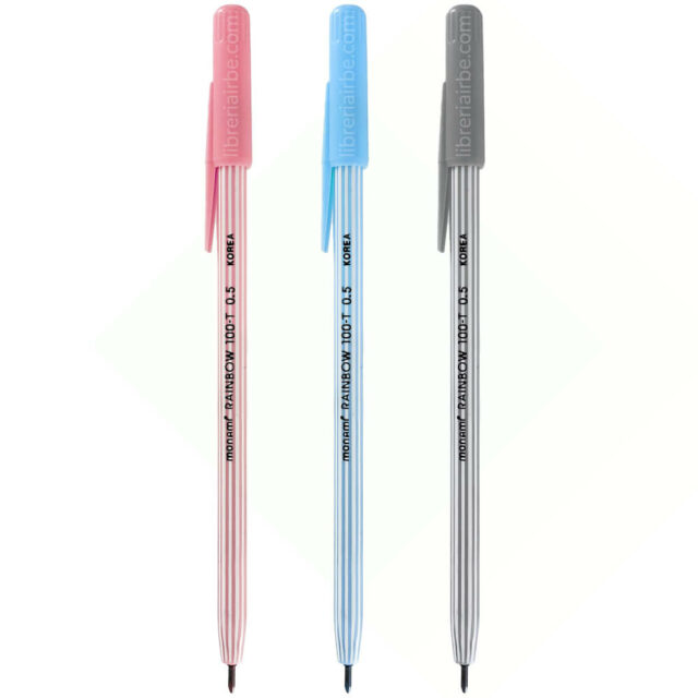 Bolígrafos Monami Rainbow 100-T 0.5