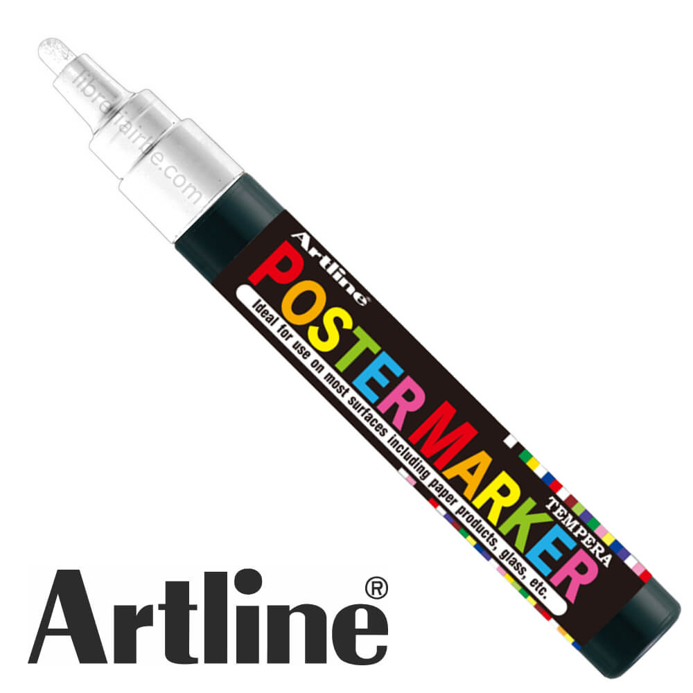 Marcador Artline Poster Marker 4 mm - Blanco