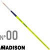 Pincel Delineador para Acuarela, Óleo y Acrílico, MADISON, Nº 00