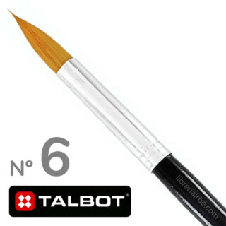 Pincel Redondo para Acuarela, Óleo y Acrílico TALBOT Nº 6