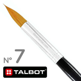 Pincel Redondo para Acuarela, Óleo y Acrílico TALBOT Nº 7