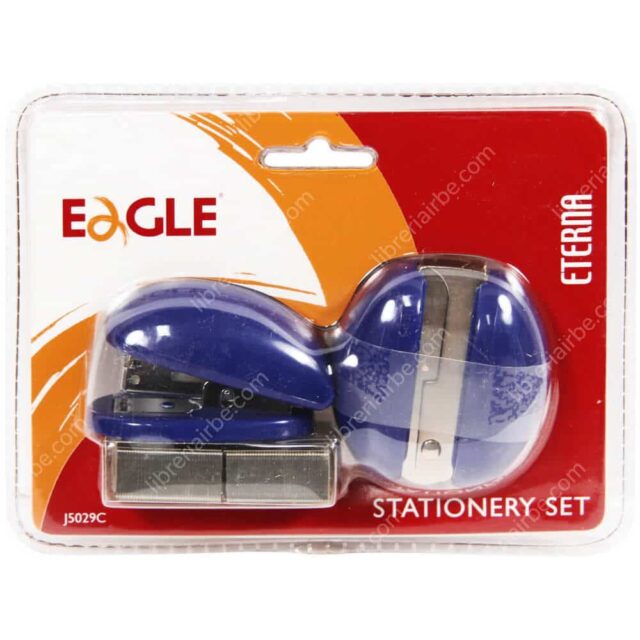 Set Mini Engrapadora y Sacagrapas EAGLE Ladybug (Color Aleatorio)
