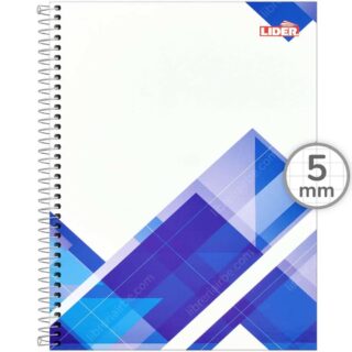 Cuaderno Anillado Carta LIDER Oficina con 100 Hojas Cuadriculadas 5 mm