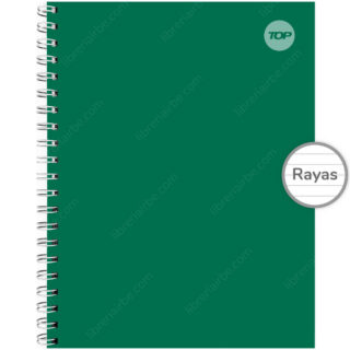 Cuaderno Anillado Carta TOP Pleno con 100 Hojas Rayadas