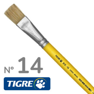 Pincel Plano TIGRE Serie 815 Nº 14