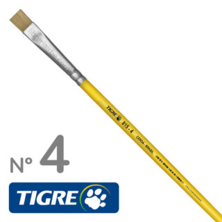 Pincel Plano TIGRE Serie 815 Nº 4
