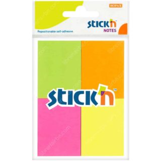 Set 200 Notas Adhesivas Stick'n Neón (38 x 50 mm)