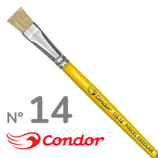 Pincel Escolar Plano Condor Serie 115 Nº 14