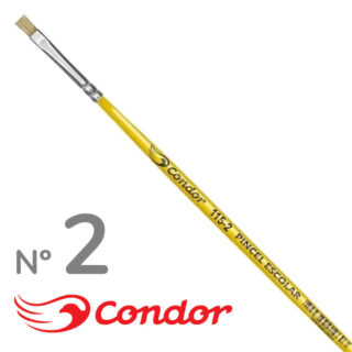 Pincel Escolar Plano Condor Serie 115 Nº 2