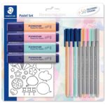 Set Pastel STAEDTLER + 50 Stickers para Colorear