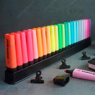 Set de Escritorio con 23 Resaltadores STABILO BOSS