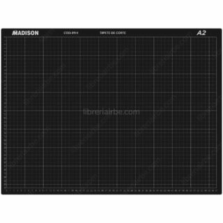 Base de Corte Autorreparable MADISON Tamaño A2 (42 x 59.4 cm) Negro