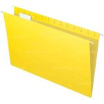 Folder Colgante - Gavetero Tamaño Oficio Amarillo