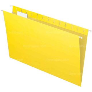 Folder Colgante - Gavetero Tamaño Oficio Amarillo