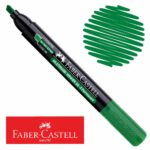 Marcador Permanente Punta Biselada Faber-Castell Multimark Winner 54E Verde