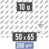 Papel para Pintar con Acuarelas, CANSON Montval®, Pliego de 50 x 65 cm, 200 g-m², Paquete 10 Hojas