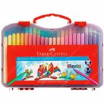 Set 48 Marcadores Fiesta Faber-Castell con Estuche Rígido