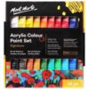 Set Pintura Acrílica Mont Marte Signature con 18 Tubos de 36 ml