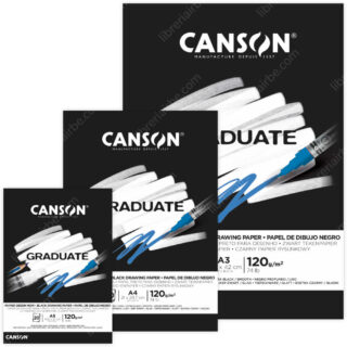 Blocs de Papel Negro CANSON GRADUATE