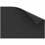 Goma Eva Lisa, Pliego de 50 x 70 cm, Negro