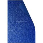 Hoja de Goma Eva con Glitter - Brillo Tamaño Oficio - Azul