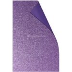 Hoja de Goma Eva con Glitter - Brillo Tamaño Oficio - Lila