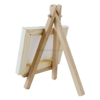 Mini Lienzo con Caballete en Miniatura Reverso Librería IRBE Cochabamba Bolivia