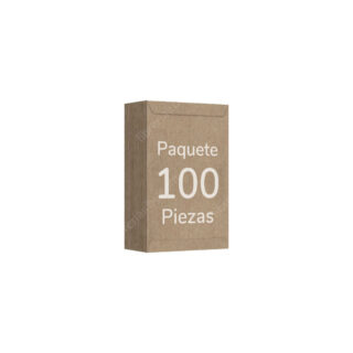 Paquete 100 Sobres de Papel Kraft - Manila 1-4 Oficio (12.4 X 18.8 cm)
