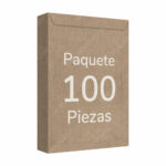 Paquete 100 Sobres de Papel Kraft - Manila Oficio (24.9 X 35.8 cm)