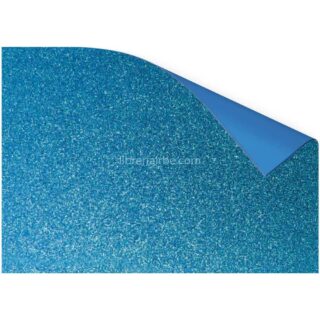 Pliego de Goma Eva con Glitter - Brillo (50 x 70 cm) Azul Turquesa