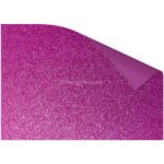 Pliego de Goma Eva con Glitter - Brillo (50 x 70 cm) Fucsia