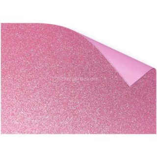 Pliego de Goma Eva con Glitter - Brillo (50 x 70 cm) Rosa