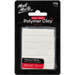 Arcilla Polimérica Mont Marte Signature 60 g - Blanco Titanio