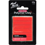 Arcilla Polimérica Mont Marte Signature 60 g - Escarlata