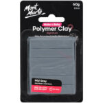 Arcilla Polimérica Mont Marte Signature 60 g - Gris Medio