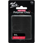 Arcilla Polimérica Mont Marte Signature 60 g - Negro