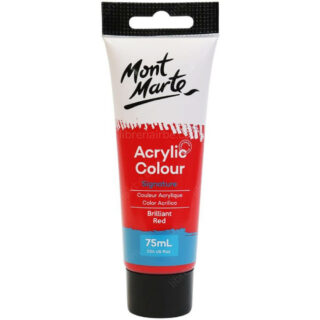 Pintura Acrílica Mont Marte Signature 75 ml - Rojo Brillante