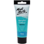 Pintura Acrílica Mont Marte Signature 75 ml - Turquesa