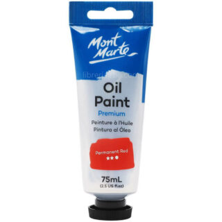Pintura al Óleo Mont Marte Premium 75 ml - Rojo Permanente