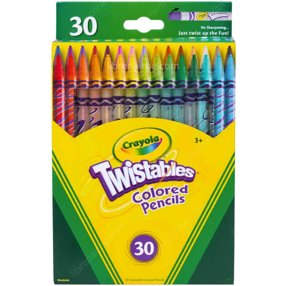Set 30 Lápices de Colores Giratorios Crayola Twistables