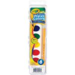 Set 8 Acuarelas Lavables Crayola + Pincel