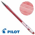 Bolígrafo Gel 0.5 mm PILOT G-1 Rojo