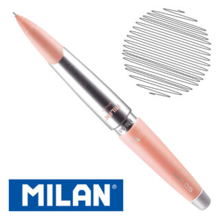 Portaminas eraser&pencil MILAN CAPSULE Slim SILVER 0.5