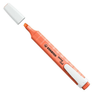 Resaltador STABILO Swing Cool Pastel Coral Meloso Tapa Librería IRBE Cochabamba Bolivia