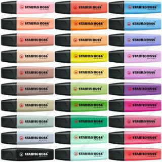 Resaltadores STABILO BOSS ORIGINAL, Set de 30 Colores